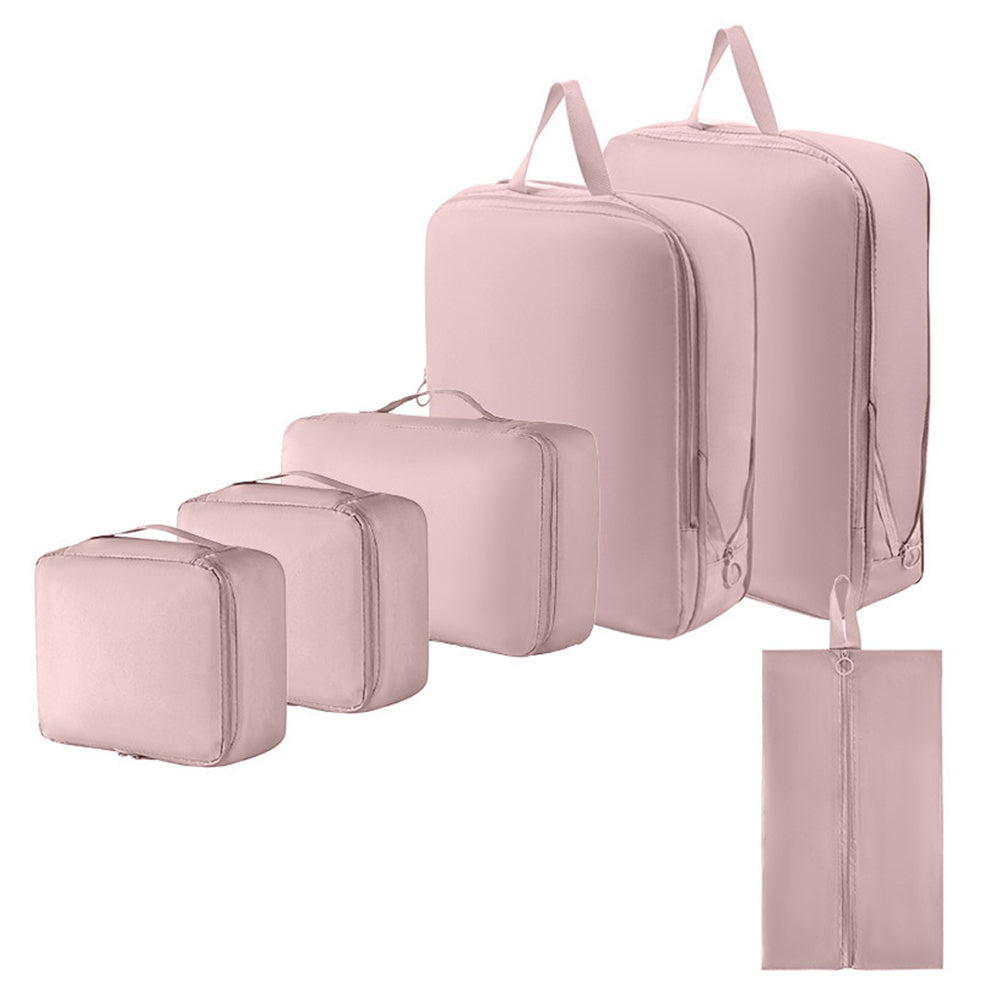 6-Piece Travel Luggage Packing Cubes Organizer Bags Set