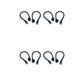 4Pairs Anti-Lost Earbuds Hooks