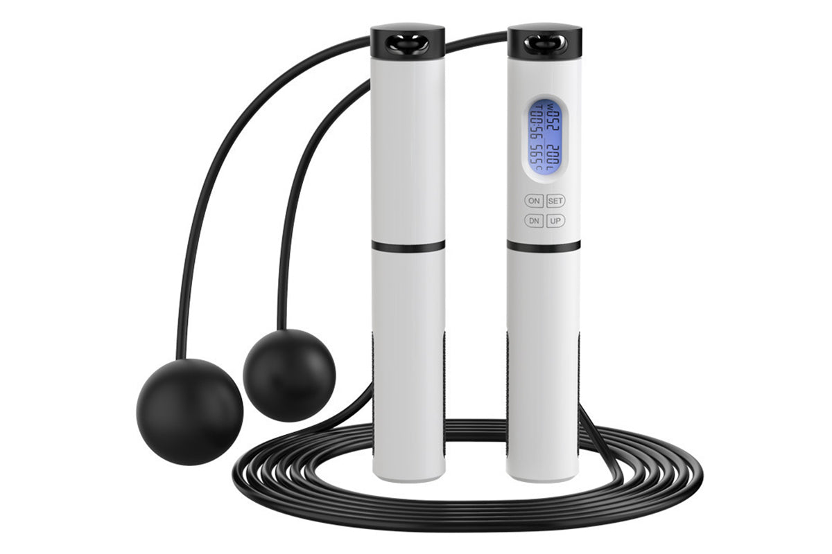 Outdoor Cordless Skipping Rope Weight Bearing Jump Rope Fitness Indoor Jump Rope with Counter Calorie Counting