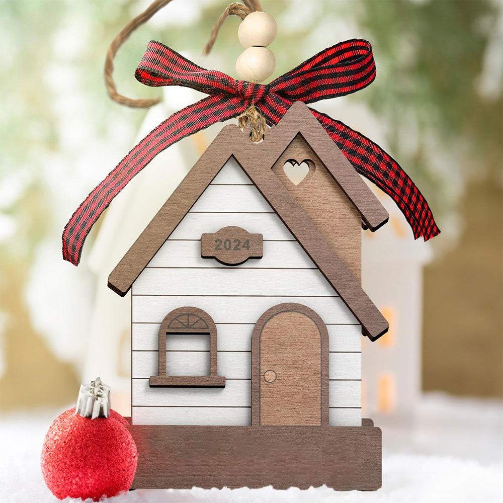 Christmas Home Ornament 2024 New Home New Beginning Housewarming Ornament