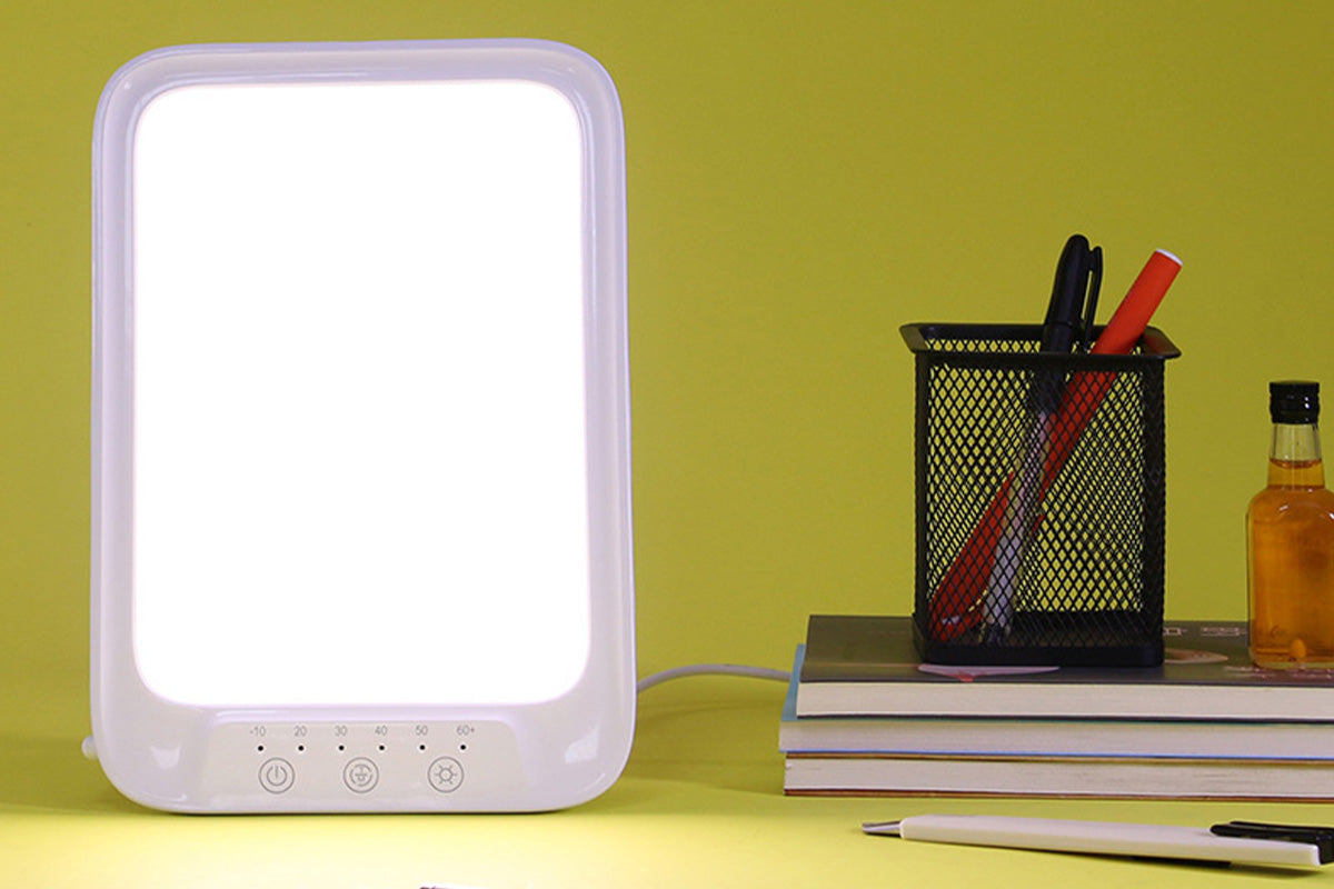 UV-Free Daylight Lamp with Adjustable Brightness for Boost Mood Sleep