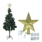 Glittery Gold Star Christmas Tree Topper with 6 Projection Effects