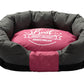 Waterproof Pet Bed Removable Washable Cat Dog Bed for Small and Medium Pets - Black