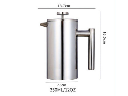 Stainless Steel French Press Coffee Maker French Press Kettle Coffee Pot