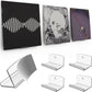 4Pcs Vinyl Wall Mount Record Wall Display Album Wall Mount for 1LP and 2LP