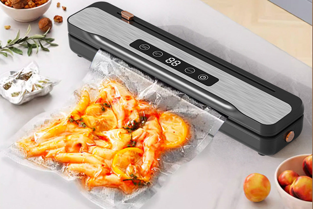 Food Vacuum Sealer Sealing Machine With Cutter Device