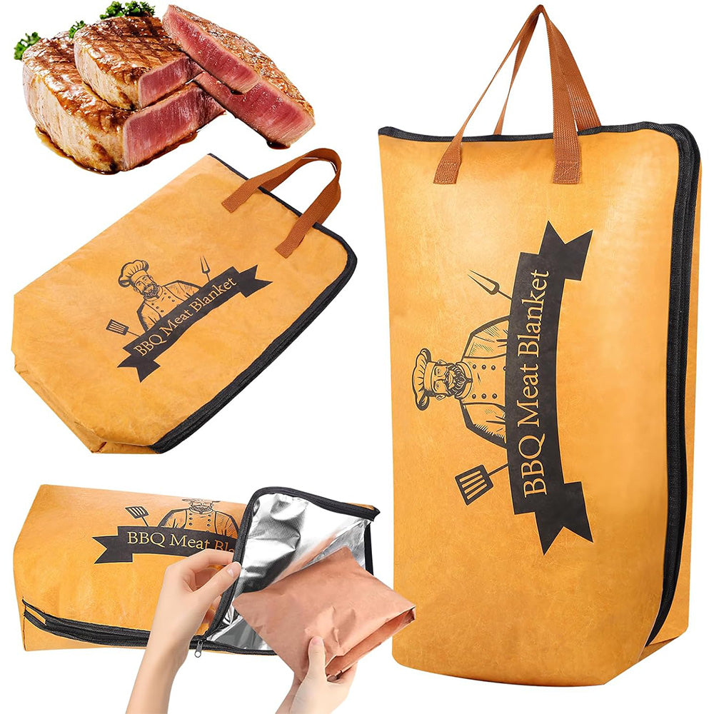 BBQ Blanket for Resting Meat Smoker Meat Reusable Insulated Meat Resting Bag