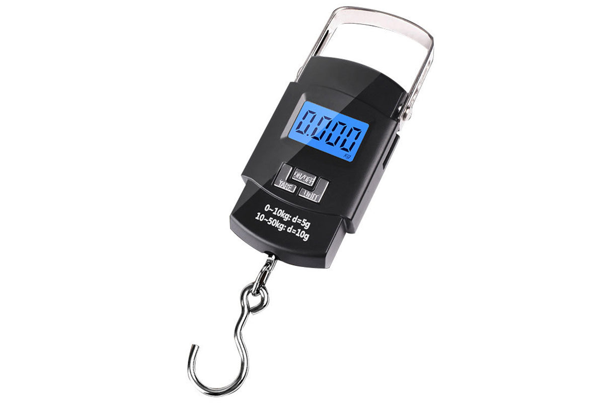 Portable LCD Digital Fishing Scale With Handle Hanging Weighing Scale Fishing Gear