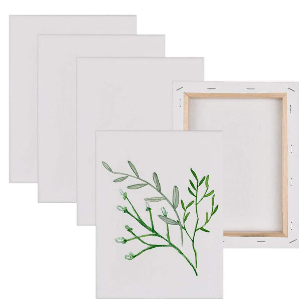 5 PCS Stretched Canvas for Painting Blank Art Stretched Canvas for Oil Acrylic Painting