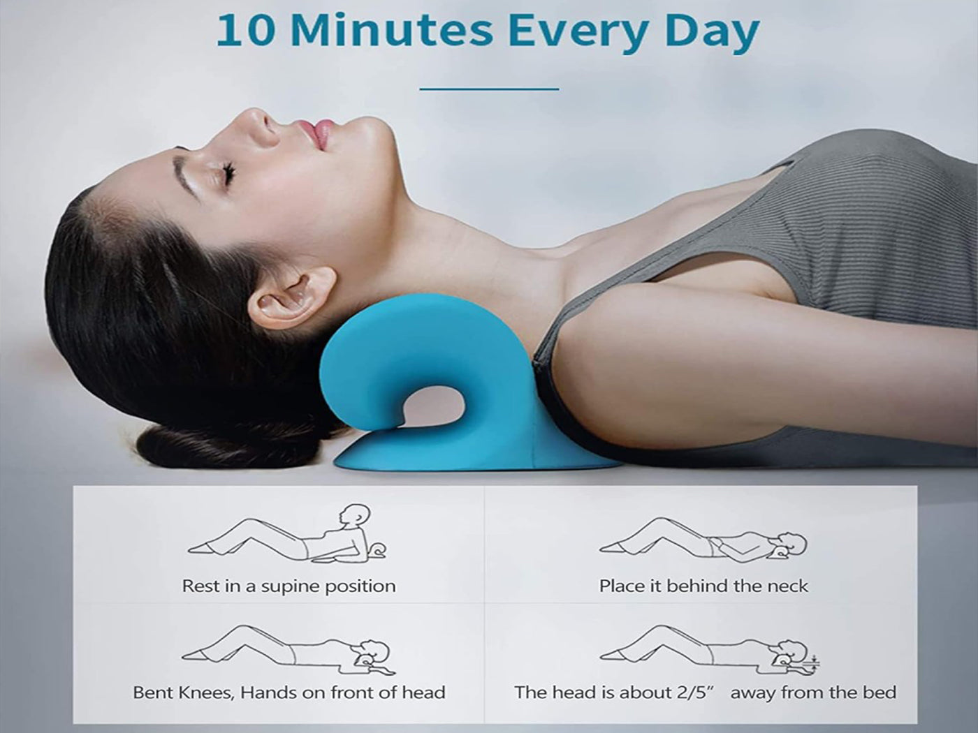 Neck and Shoulder Relax Ergonomic Cervical Pillow