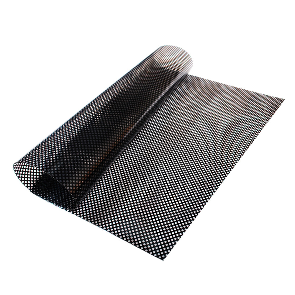 Black One Way Vision Perforated Tint Car Window Graphics Privacy Film