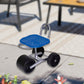 Garden Stool 360-degree Rotating and Lift Garden Seat with Wheels for Planting