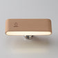 2Pcs Battery Operated Wall Sconce Wooden kidic Night Light Rotatable Cordless Wall Lamp