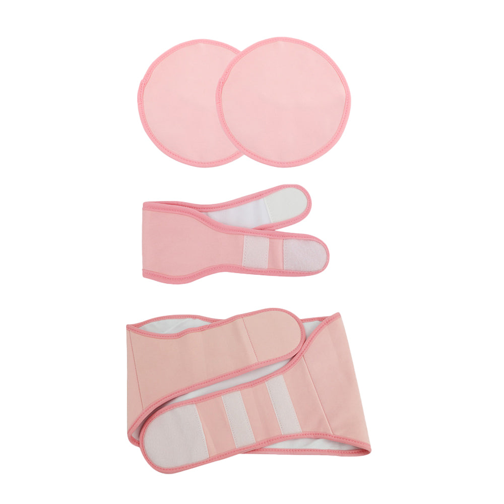 4 Pcs Reusable Castor Oil Wrap Kit for Waist Neck Breast
