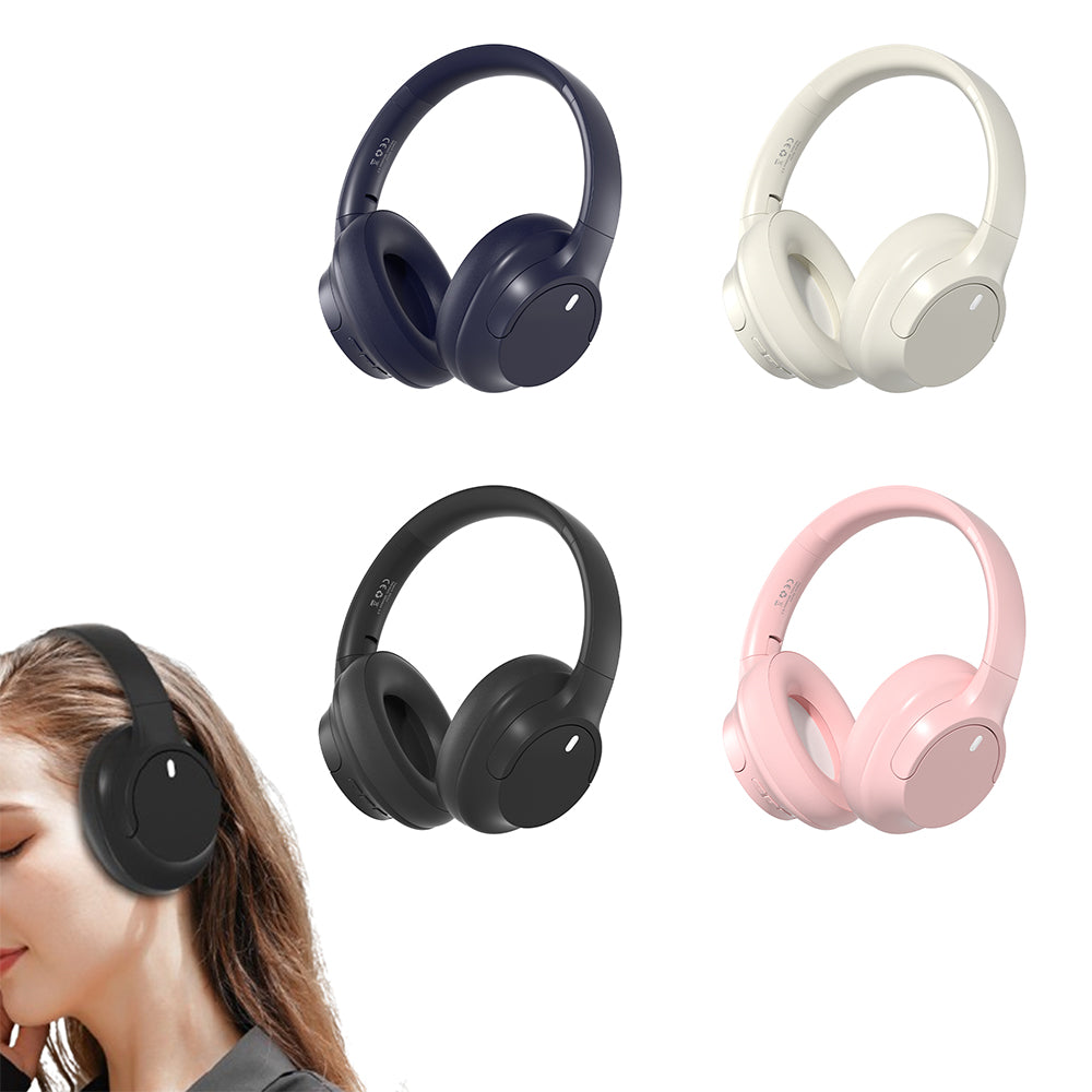 Noise Cancelling Over Ear Headphones Bluetooth Wireless Headset Foldable
