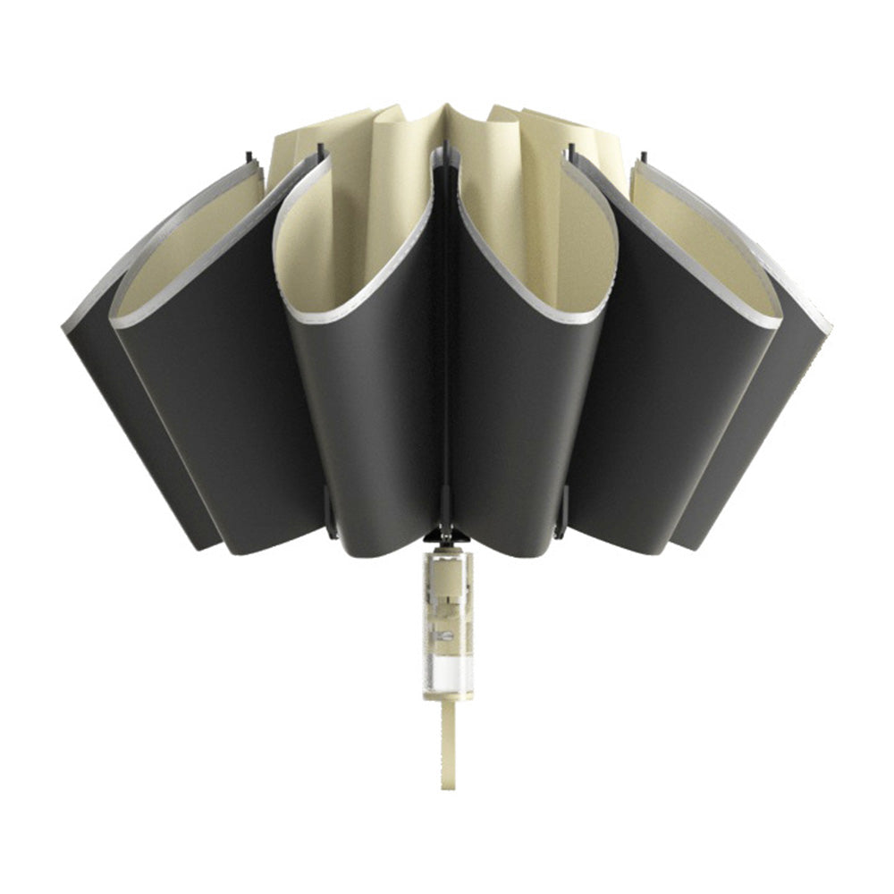 Easy Close Inverted Umbrella Compact Automatic Umbrella with Reflective Stripe