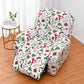 Christmas Recliner Chair Cover Sofa Slipcover with Side Pocket