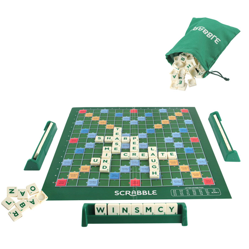 Scrabble Board Family Indoor Game Educational Party Fun Words Toy