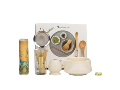 8-Piece Matcha Whisk Set Traditional Japanese Matcha Kit