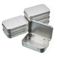 6 PCS Rectangular Small Tin Box with Hinged Lid Portable Storage Box for Candies Tea