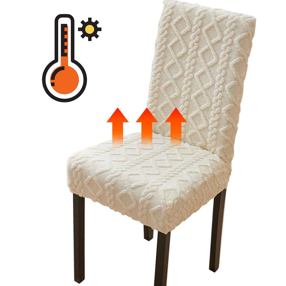 4Pcs Jacquard Chair Cover