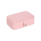 Portable Jewelry Case Travel Jewelry Box with Button