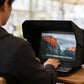 Laptop Privacy Screen Hood Anti-Glare Sunshade Portable Shield Laptop Bag