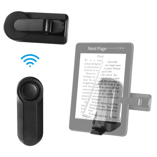 Wireless Page Turner for Kindle Tablets with Selfie Shutter Stand Function