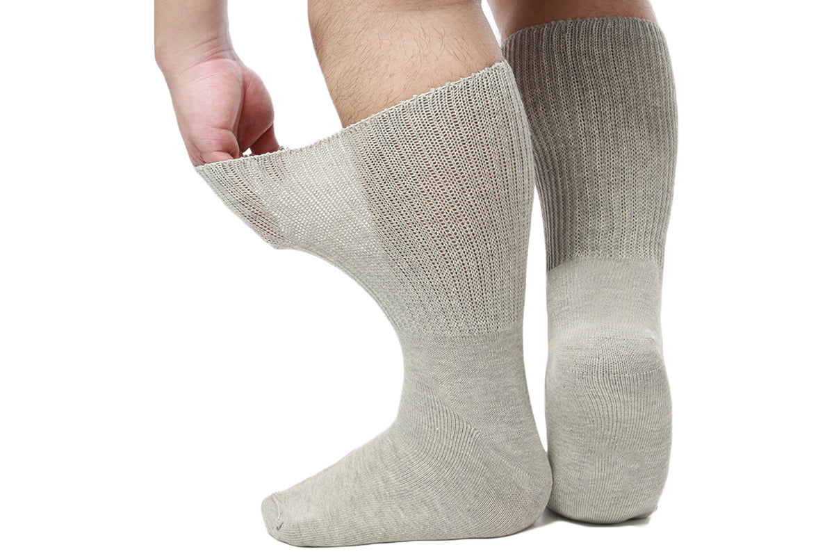 4 Pairs Unisex Extra Wide Soft Top Socks