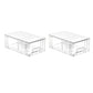 Stackable Clear Makeup Organizer Drawer for Skincare Storage