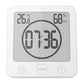 Digital Temperature Humidity Meter Water-Resistant Bathroom Alarm Clock