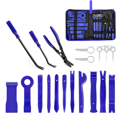 19Pcs Trim Removal Tool Set for Car Panel Door Audio with Portable Storage Bag