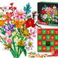 Flower Bouquet Building Blocks Advent Calendar Christmas Gift Box