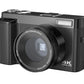 4K Digital Camera 180 Degree Flip Screen 16X Zoom 48MP Autofocus for Outdoor Photography