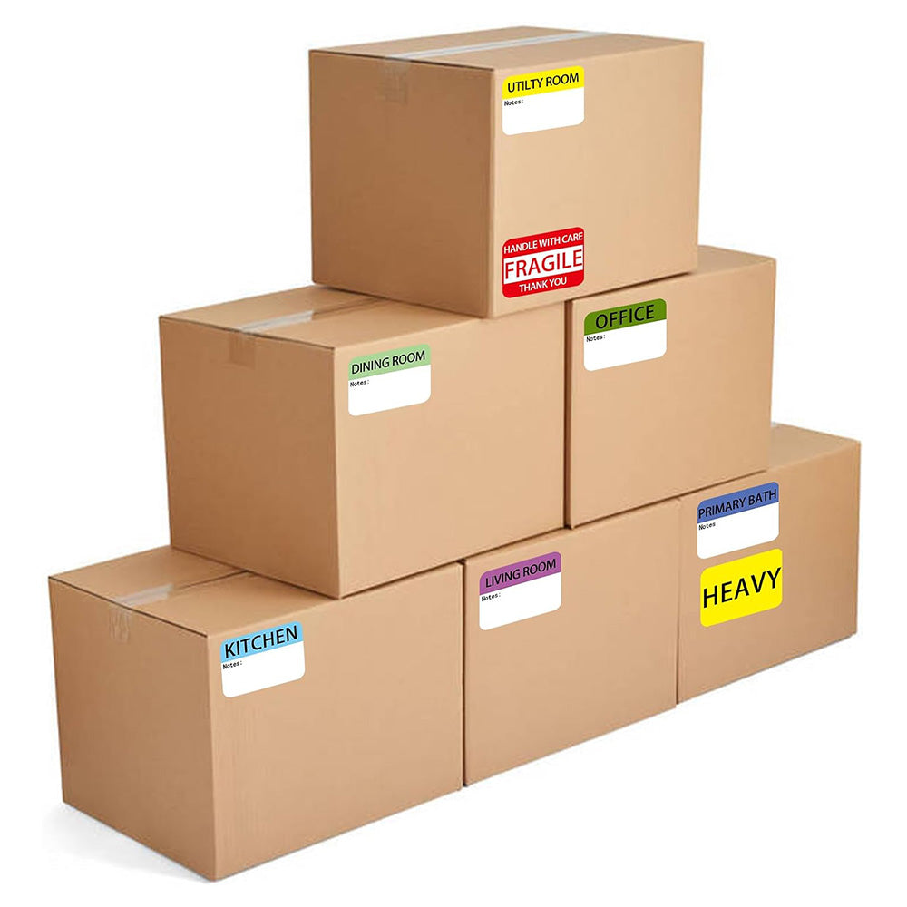 600Pcs Moving Home Removal Box and Furniture Contents Labels