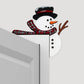 Christmas Door Topper Holiday Decoration Wooden Corner Door Frame Xmas Decoration