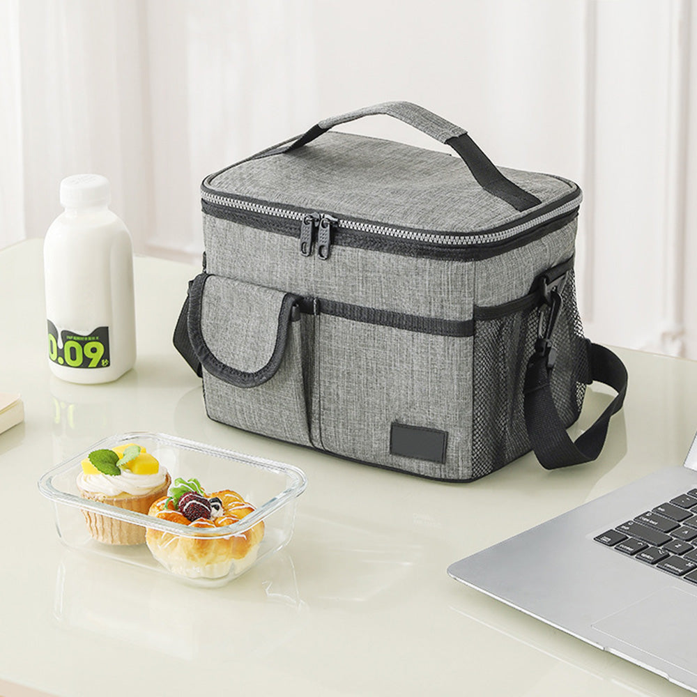 Insulated Lunch Bag Large Capacity with Shoulder Strap
