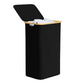 100L Laundry Basket with Lid Clothes Hampers for Laundry with Bamboo Handles Removable Bag