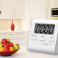 Digital Kitchen Timer with Loud Alarm and LCD Display for Cooking Study and Daily Use