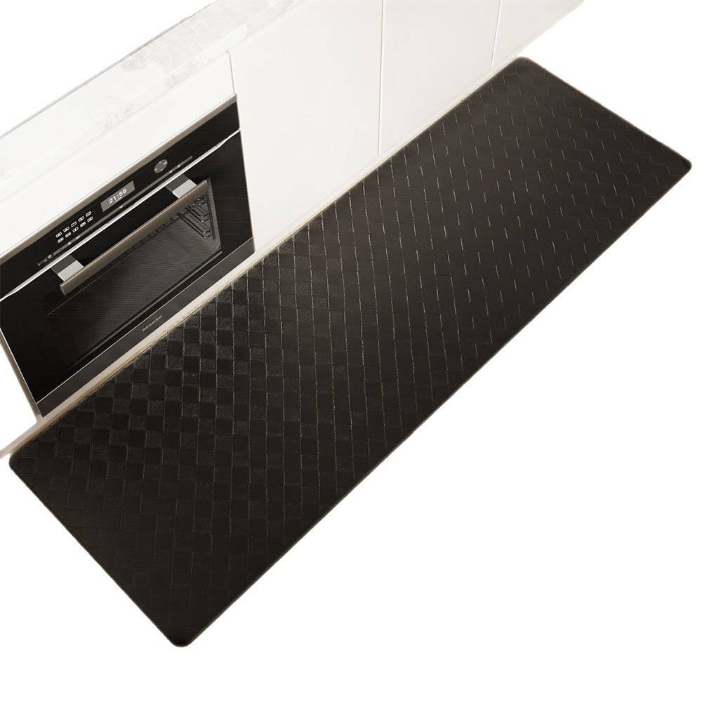Kitchen Mat Waterproof Floor Mat for Standing Areas-Black