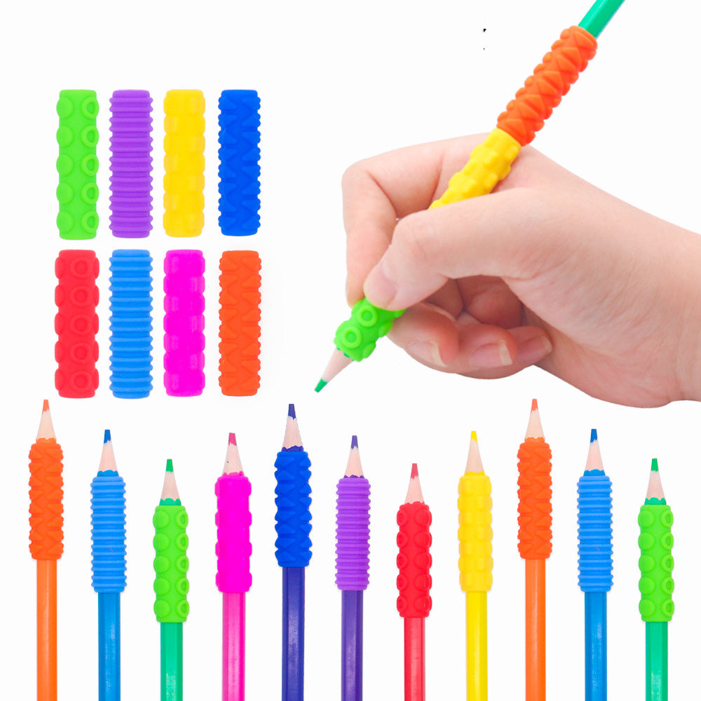 Silicone Textured Sensory Pencil Grip Fidget Toy