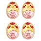 4Pcs Resin Boiled Egg Color Changing Temperature Timer