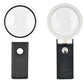 10X 25X Illuminated Folding Magnifier with Cool Warm Light Hands-Free Reading Inspection Tool