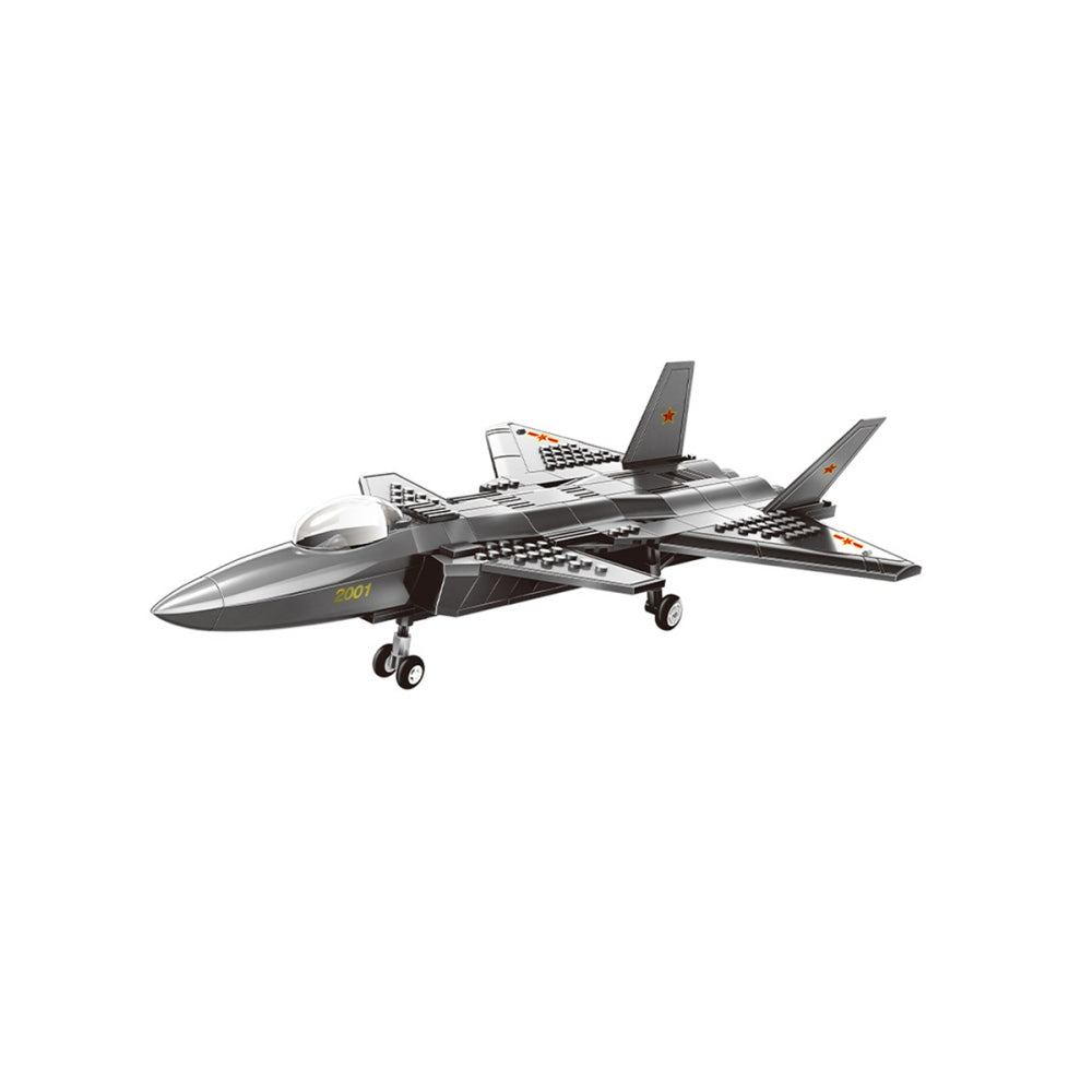 Military Armed Aircraft Building Blocks Assembled Toy