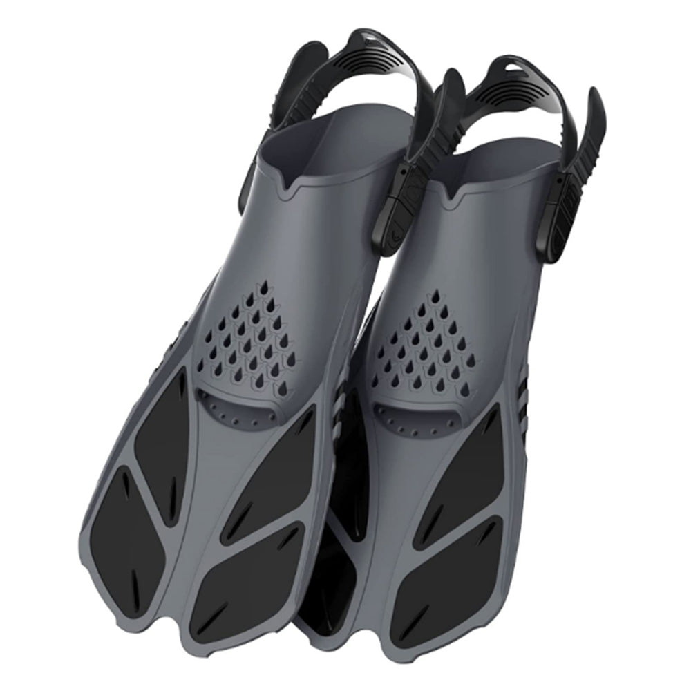 Pair of Snorkel Fins Snorkeling Diving Swimming Fins Barefoot Flippers
