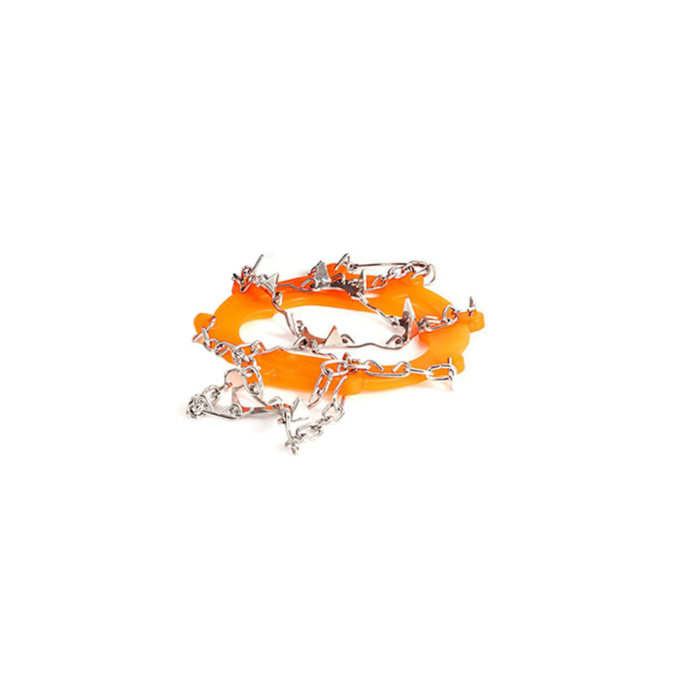 Ice Snow Grips for Shoes Traction Cleats with 10 Stainless Steel Spikes