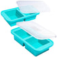 Silicone Freezer Tray With Lid Freezer Food Storage Molds for Soup Sauce Broth