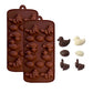 2Pcs Duck Egg Bunny Silicone Chocolate Molds