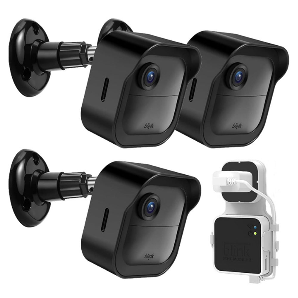 3 Pack Blink Outdoor Camera Mount Bracket Full Weather Proof Housing Mount