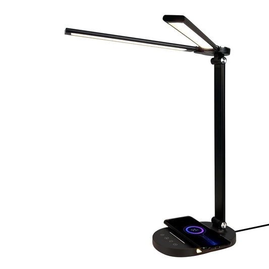 Double Head LED Eye-Caring Foldable Touch Control Desk Light